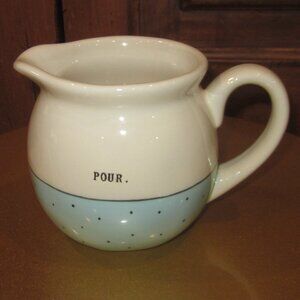 Rae Dunn "Pour" Mini Pitcher